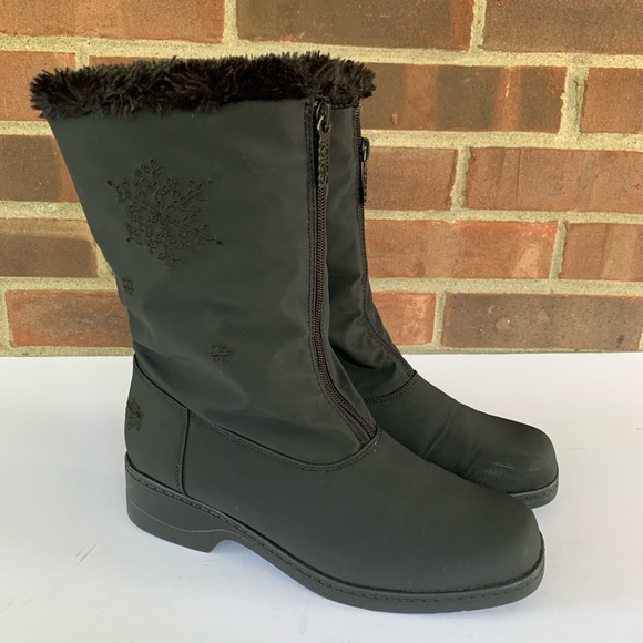 eileen double zip boots by totes